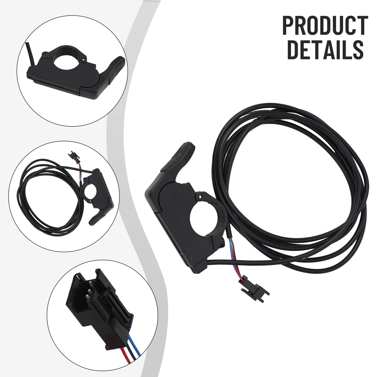 

1pc 140X Thumb Throttle Outdoor Sports Electric E-Bike Thumbs Throttle Speeds Control Quick Release Trigger Accessories