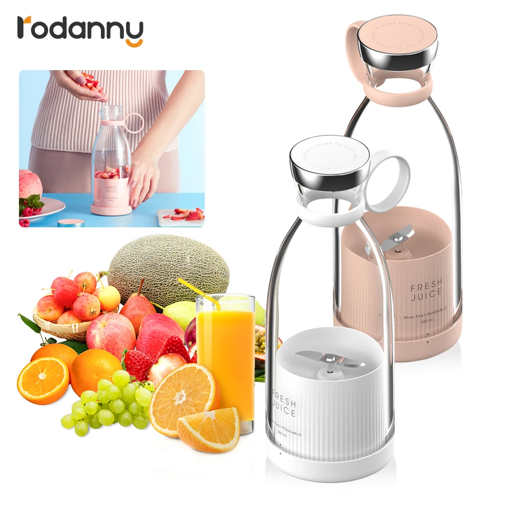Rodanny Portable Mixer Electric Juicer Usb Mini Fruit Mixers Juicer Cup