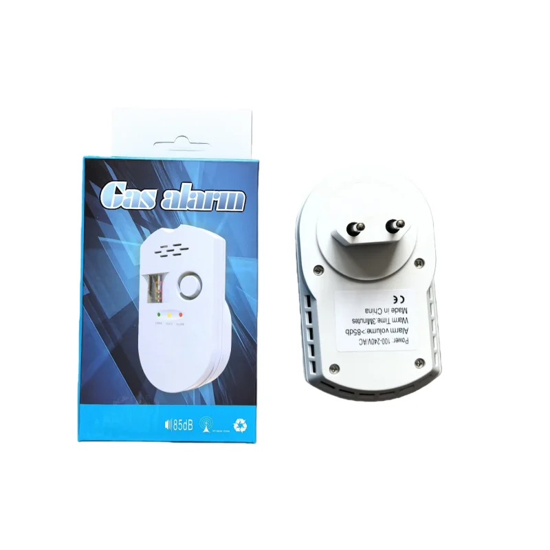 Smart Plug-In Gas Detector with Real-Time Display & 85dB Alarm