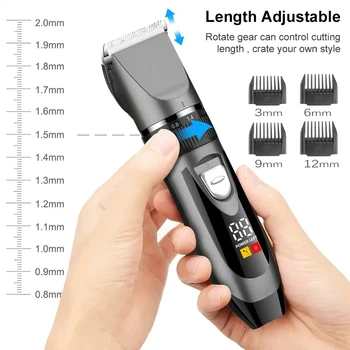 Dog Clipper Dog Hair Clippers Grooming (Pet/Cat/Dog/Rabbit) Haircut Trimmer Shaver Set PetsFader 4