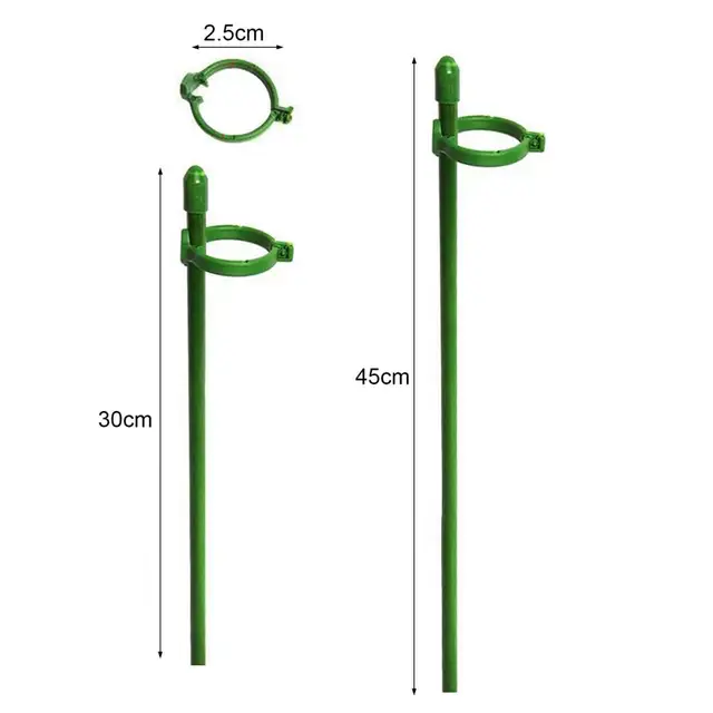 1 Beállított Kert Bonsai Tartó Állvány Rúd Virág Tét Zöldségek Növényi Cserepes Rudak Kerti Kiegészítők - Image 6