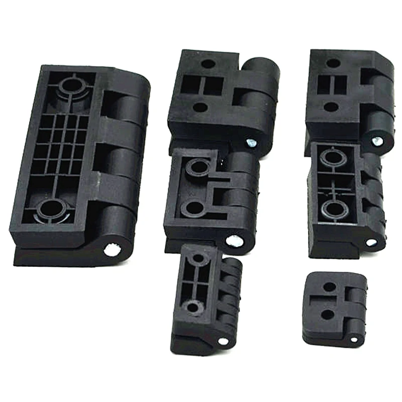 Black Nylon Plastic Butt Hinge Wooden Box Furniture Electric Cabinet Hardware Wooden door hinge 10pcs door hinges plastic hinges nylon hinges