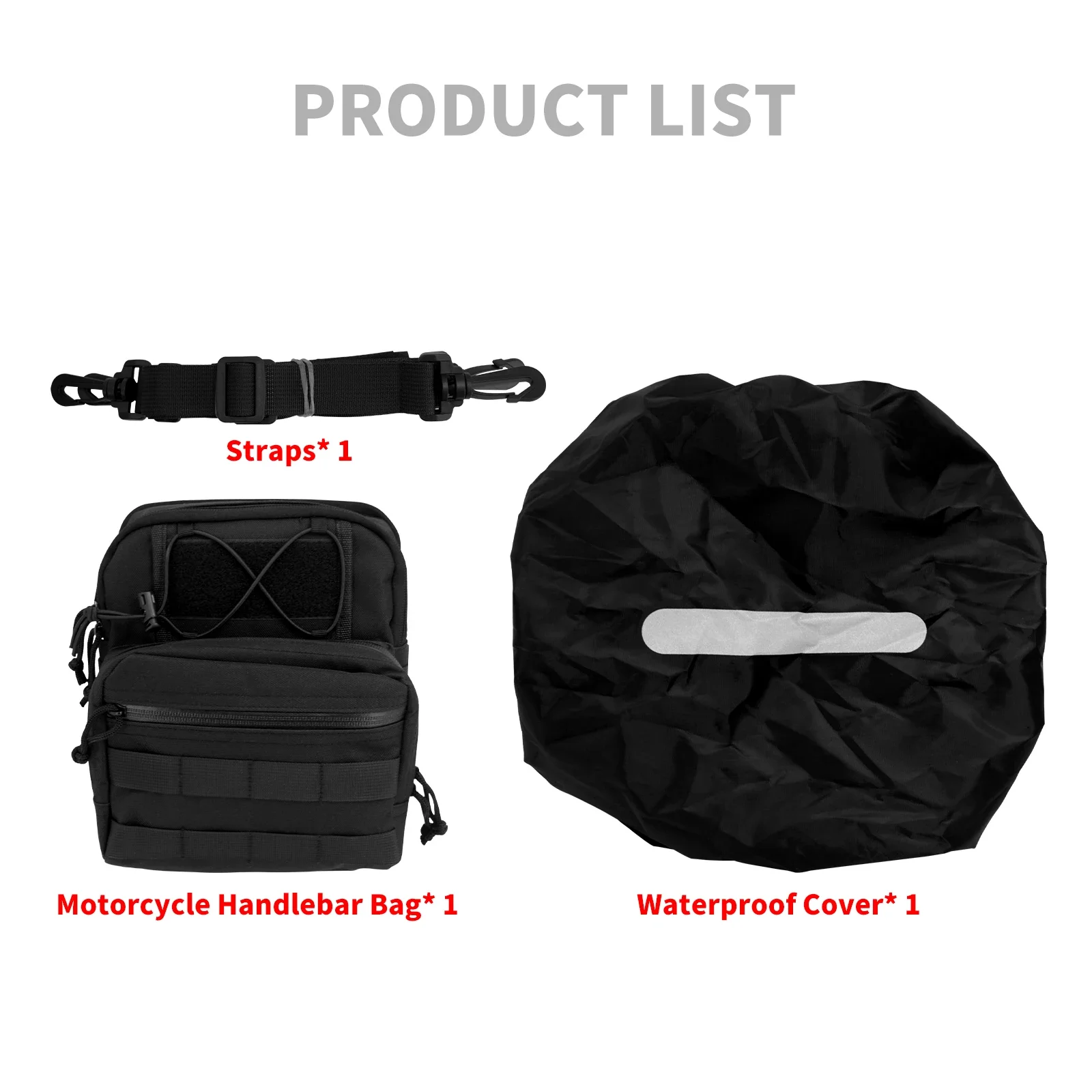 Motorcycle Front Handlebar Bag Universal Tool Storage Travel Handle  Portable Bag Club Bag For Harley Sportster Touring Softail