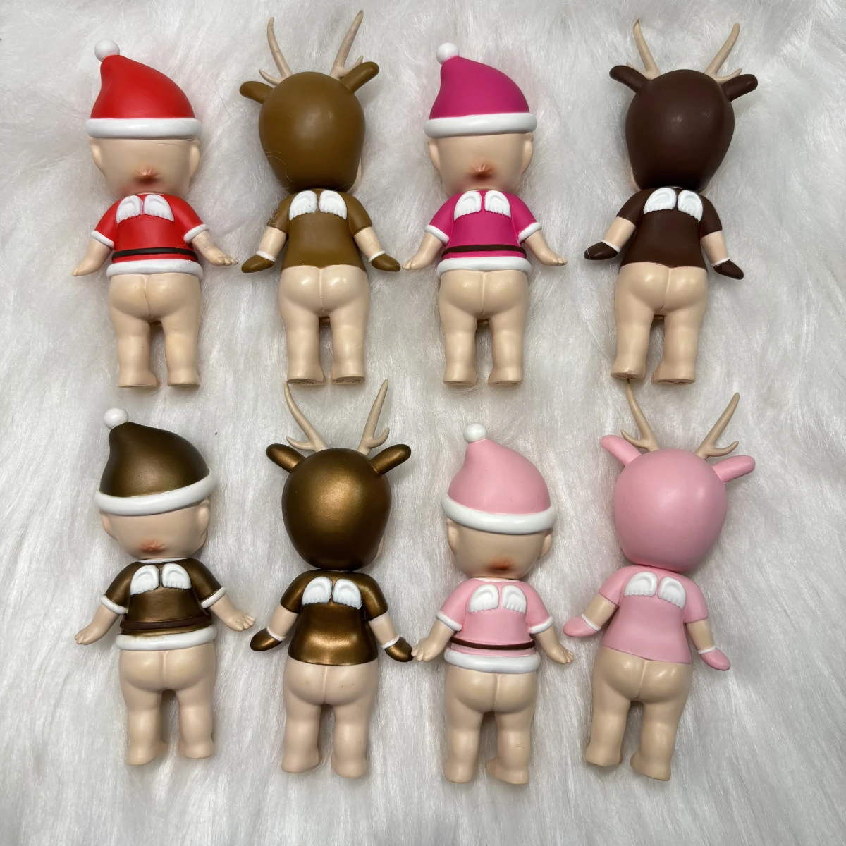 Sonny Angel Mini Figure 2006 2007 Francfranc Christmas Series Pink