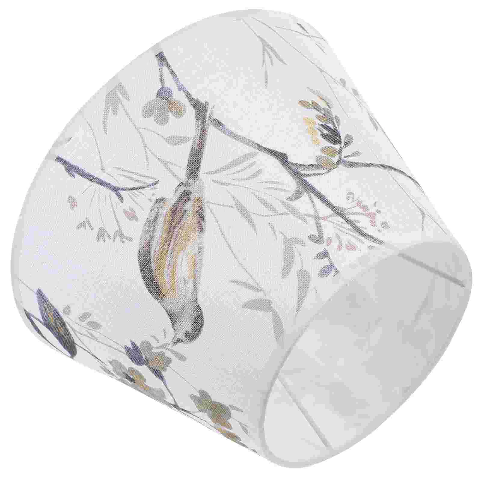 

Beaupretty Lamp Shades E27 Lamp Shade Printed Lampshade Fabric Table Lamp Floor Light