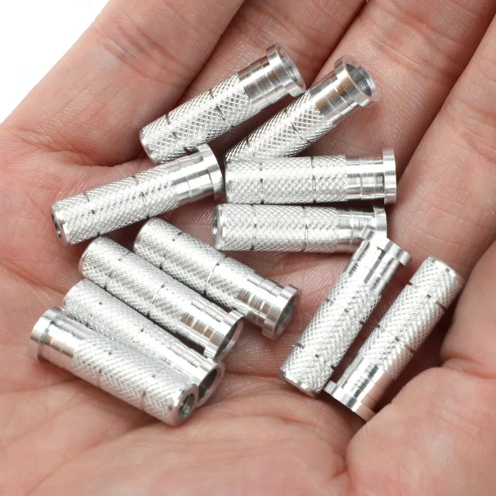 12pcs Archery ID6.2mm OD7.6mm Arrow Points Tips Target 75/100GR O Rubber Ring Aluminum Insert Compound Bow Hunting