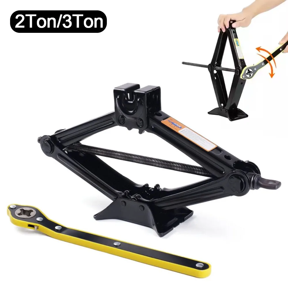 2T/3T Car Scissor Jack with Wrench 1