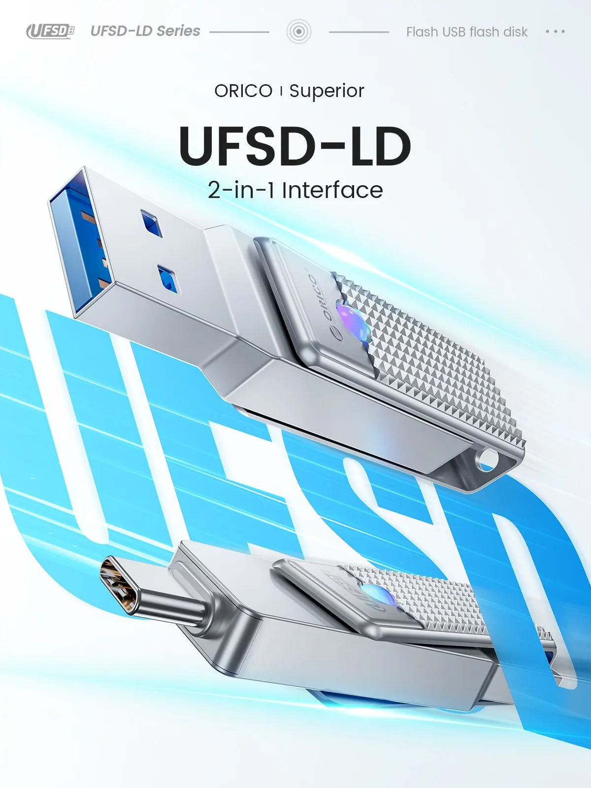 Tipo C USB A Interfaces Duplas Pen