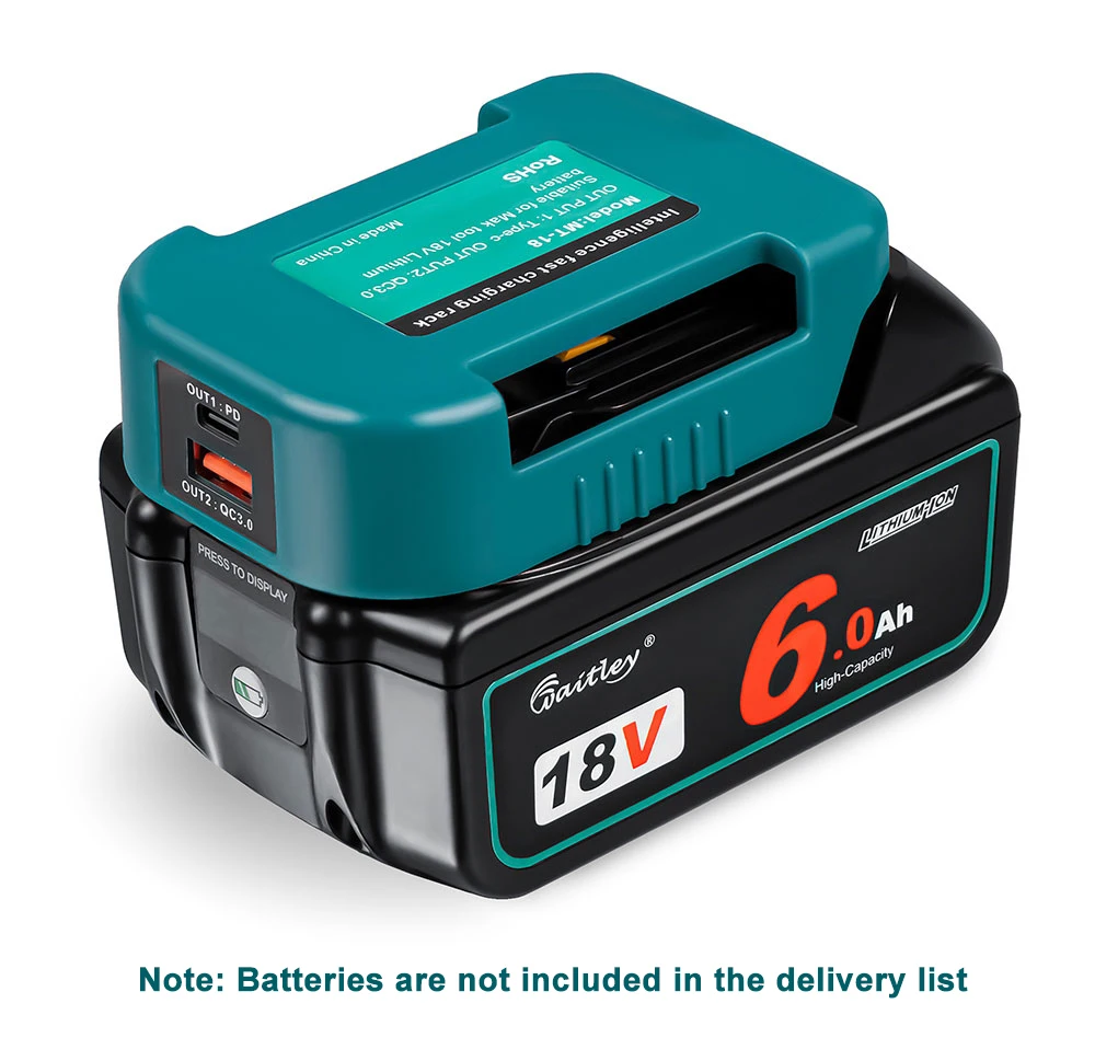 急速充電アダプター,18vバッテリー用充電器,14v,MAKita 1860
