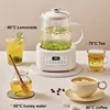 1.2L Smart Health Kettle Home Tea Making Machine Thermal Kettle Office 24h Reservation Glass Flower Teapot Mini Electric Kettle 4