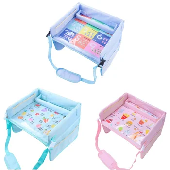Organizer pieghevole per seggiolino auto, passeggino, portaoggetti per bambini, porta cibo e bicchieri, impermeabile, organizer per seggiolino auto per neonati