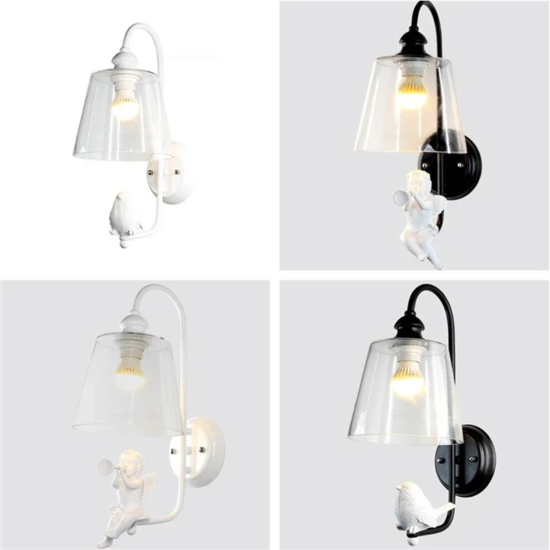 Applique Murale Design Ange ou Oiseau - Luminaire LED Moderne