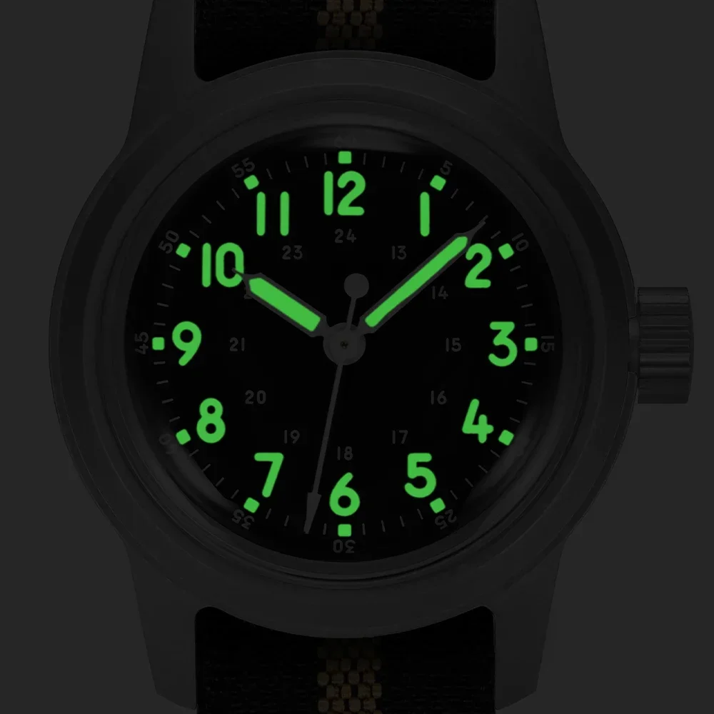 RDUNAE RA-06 ミリタリーウォッチ クォーツ式 RDUNAE RA06 Military Quartz Watch For Men Vintage G10 Miyota