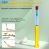 Moojay TD1 Badminton Racket Power Trainer with Magnetic Resistance Swing Trainer, Sound Feedback for Correct Technique PP Handle 4