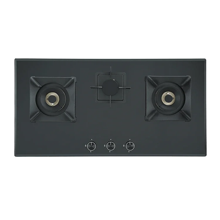Gas StoveBuilt-in 3 Burners Tempered Glass Gas Stove Built-in Gas Hob