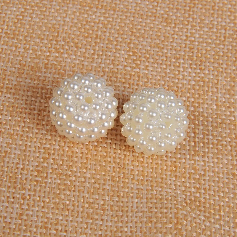 Round Loose Bayberry Imitation Pearl Beads DIY Necklace Bracelet Jewelry Craft 10mm 12mm 15mm