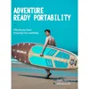 Inflatable Stand Up Paddle Board for lakes and rivers PVC material blue-gray ultra-stable extra-wide design for adults and kids