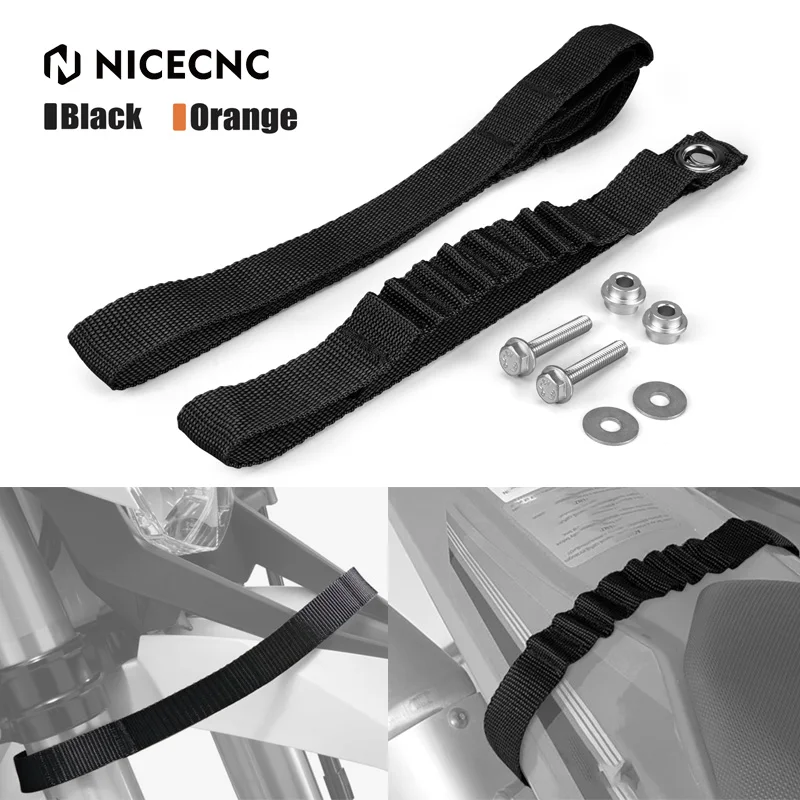 NICECNC Für KTM EXC 300 EXC-F 350 SX-F 450 2004-2023 Vorne Hinten Halten Kotflügel Pull Straps Für Husqvarna TE 300 GasGas EC 300