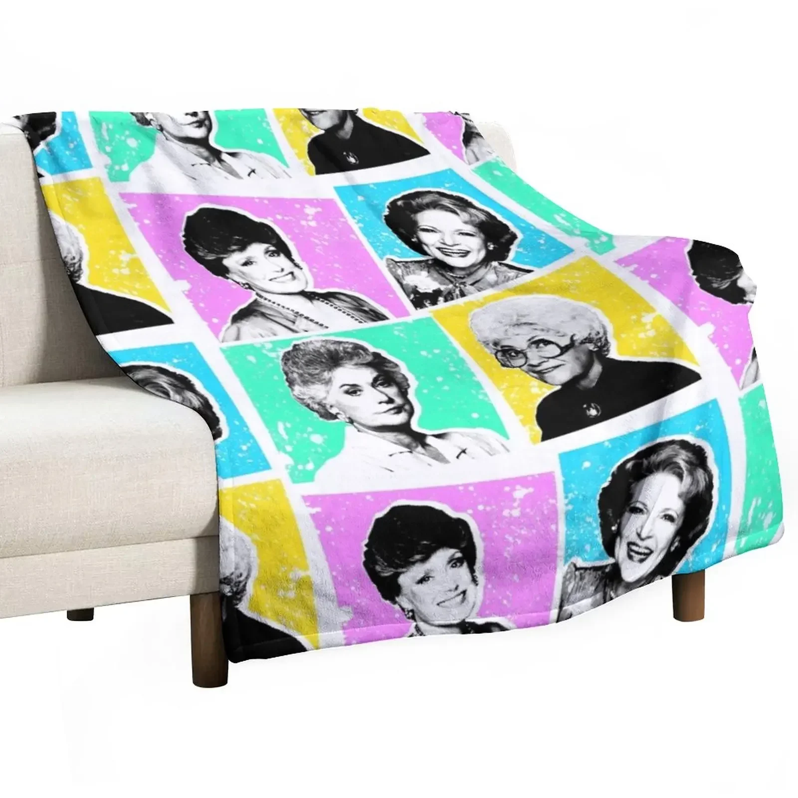 

Golden Girls POP! Throw Blanket Quilt Retros Thins Blankets