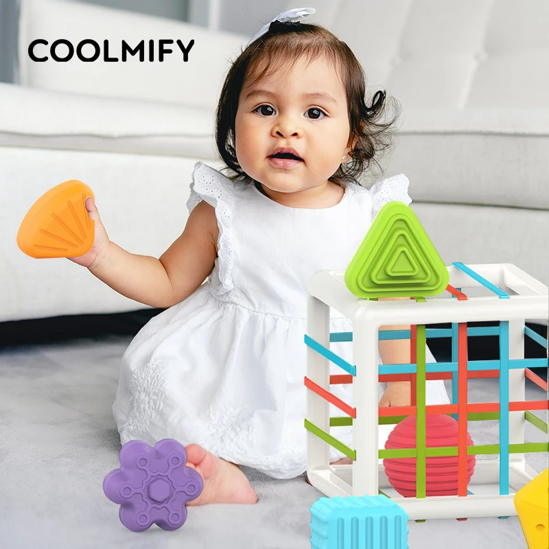 Juguete de clasificación de de bebé, habilidad juguete táctil, bebé de de 10 meses 3 años, cubo Montessori, juguetes educativos| | - AliExpress