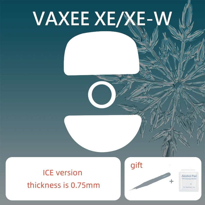 1 Set Mouse Skates For VAXEE XE / XE W Control Speed Mouse Feet ICE ...