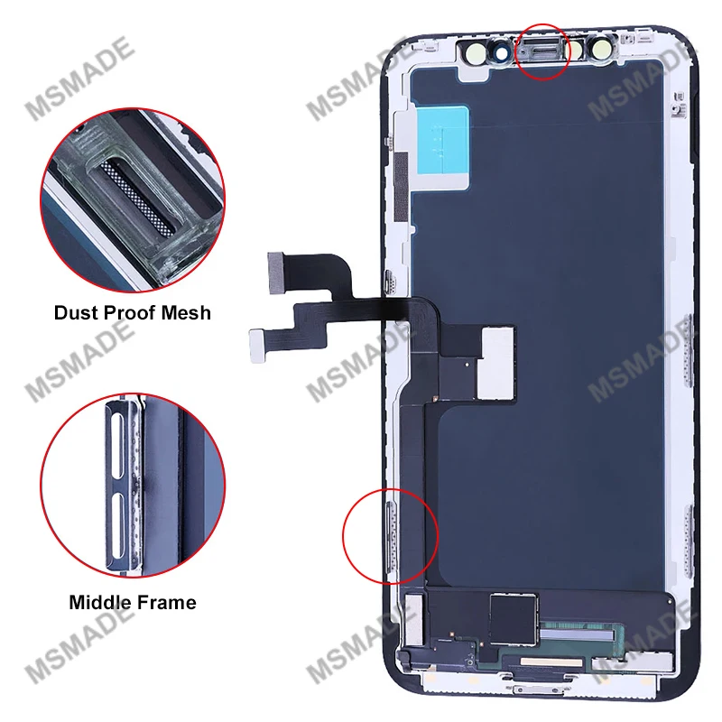Ecran OLED LCD iPhone X XR XS 11 12 13 Pro MAX Mini 14 PLUS 15 – Image 3