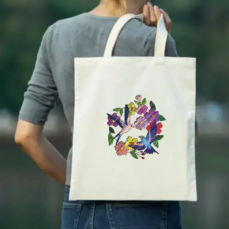 DOODLREAM 32 Pezzi Stabilizzatori Idrosolubili Per Ricamo, Con Motivo Fiore E Coniglio, Fogli Da 29.7x21 Cm, Carta Da Ricamo Con Disegno, Per Principianti - 3