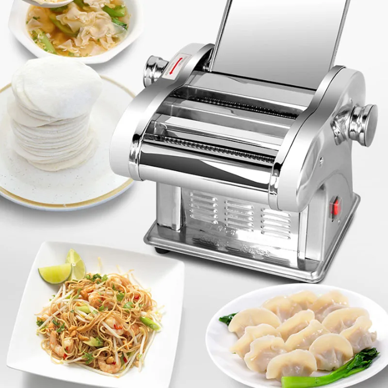 Electric Stainless Steel Pasta Maker Machine Noodle Making Machine Dough  Sheeter Dough Roller Electric Noodle  Pasta Makers AliExpress