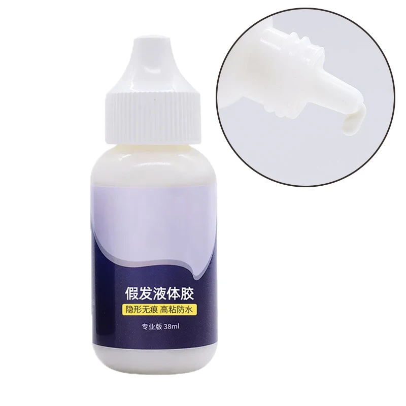 Wig Adhesive Woven Hair, CD Silicone Breast Skin Specific, Waterproof And Sweat, Invisible Traceless And Gentle 38ml Bottle