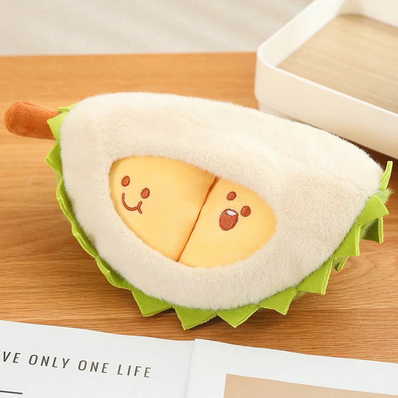 thumbnail image 1 of Muñeco de peluche con diseño de durian de 16 a 30 cm, juguete creativo con forma de desgarro, decoración, regalo, almohada, frutas de dibujos animados, regalo de cumpleaños suave, 1 of 5
