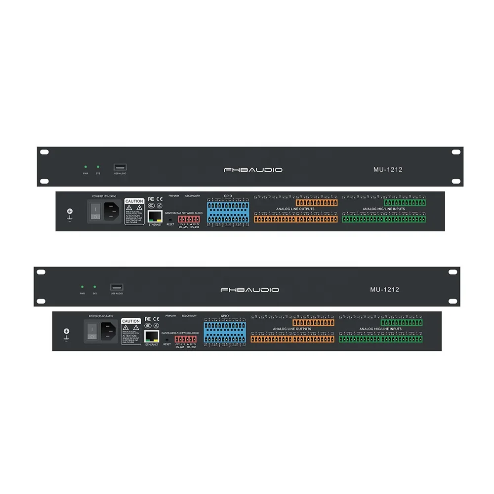 

Factory price Audio Processor 12x12 Matrix In Out Professional Audio Digital Sound Processor Matrix