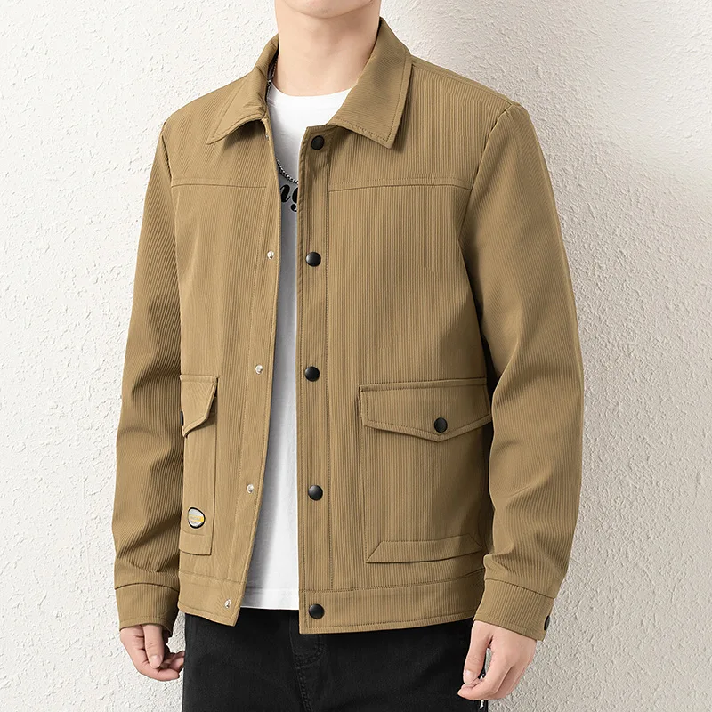 8XL Plus Size Autumn Jacket Men's Lar Coat Casual Loose Plus Size