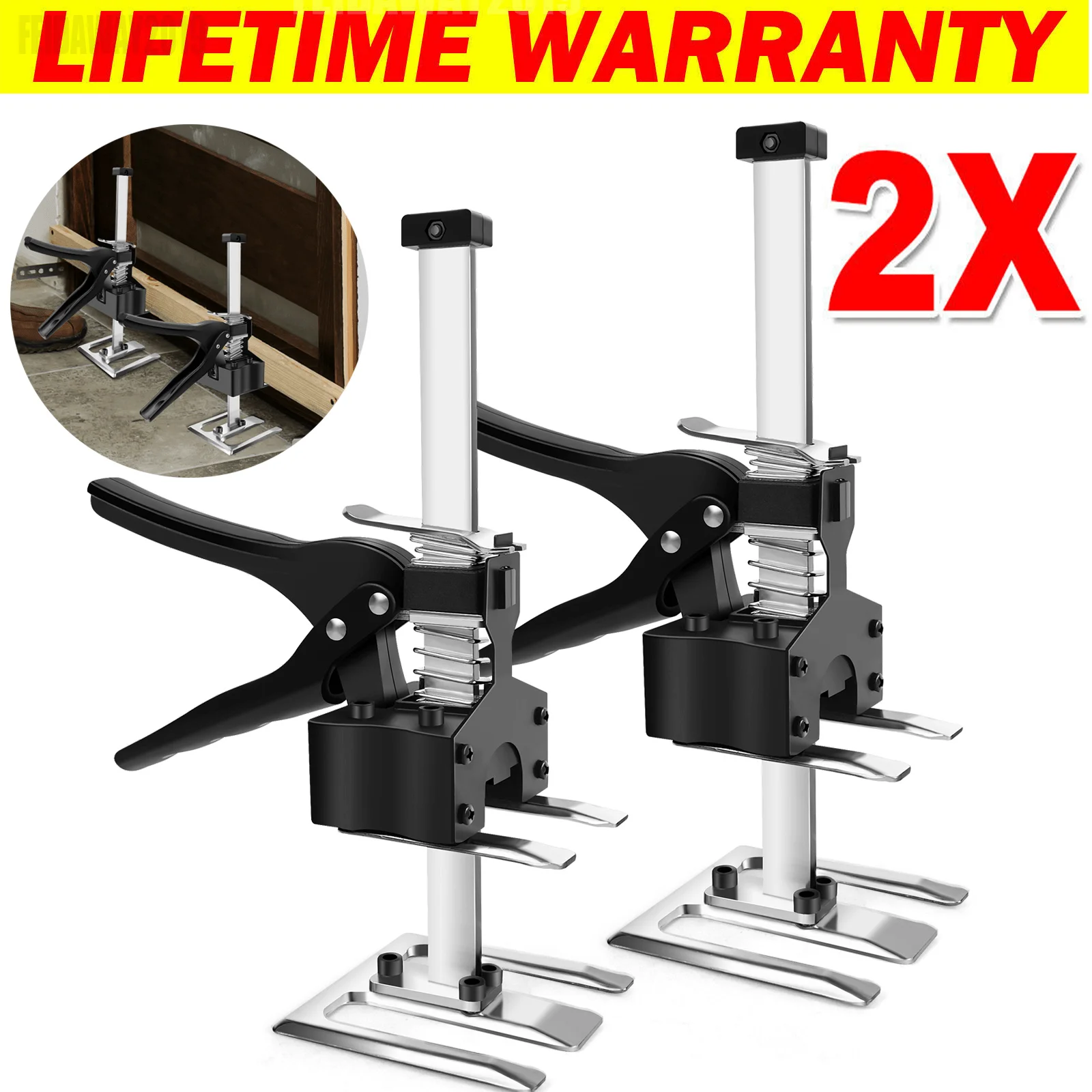 Pair Labor Saving Arm Jack 2 Pack, Lightweight Hand Lifting Tool Jack Set with Height Adjustable, Furniture Door Panel Lifting J
