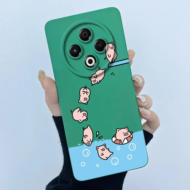 Soft Silicone Phone Case with Sweet Printed Design