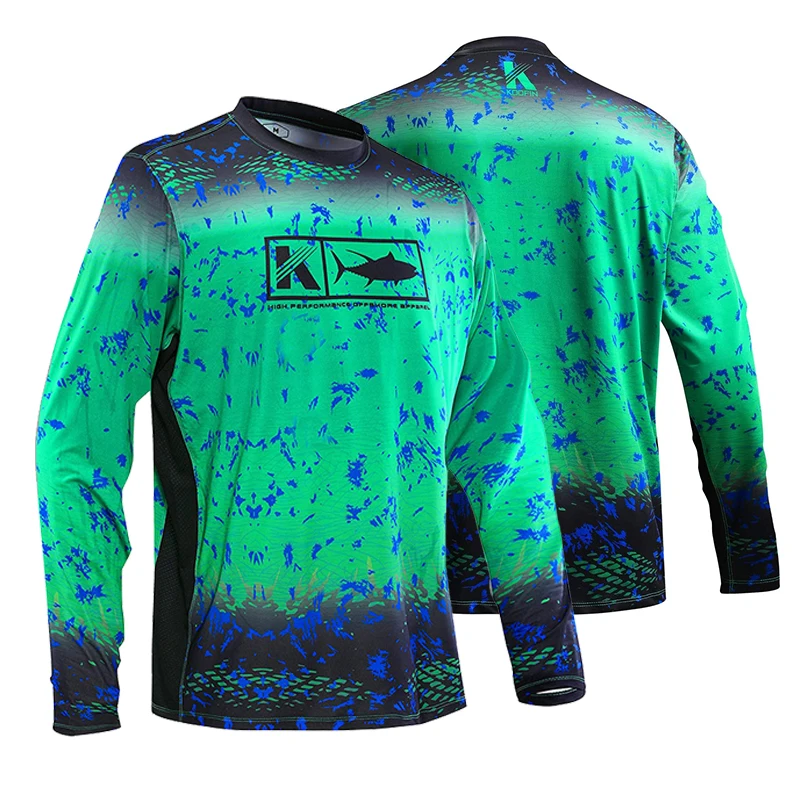 PELAGICProMenFishingHoodedCamouflagePerformanceShirtsCamisaDe