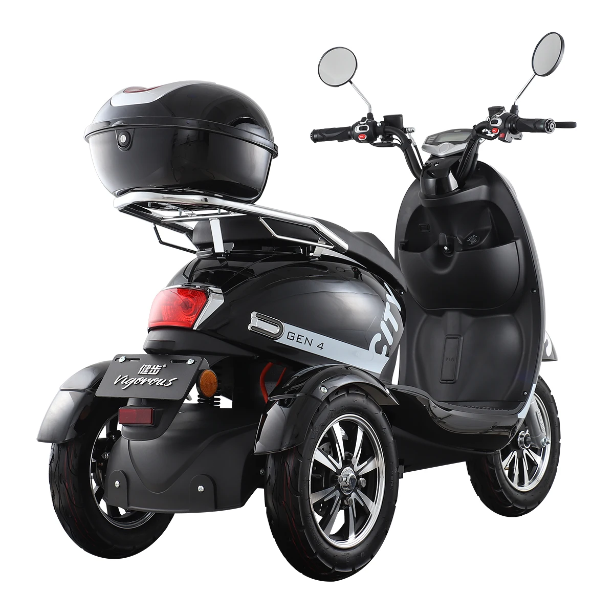 

Wholesale new style Electrical Motorcycle Electric Tricycles For Women Man Double Seats 3 wheel Scooter