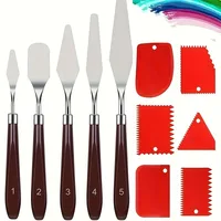 11pcs Professional Stainless Steel Palette Knife Set For Acrylic, Oil, Watercolor & Rock Painting 1