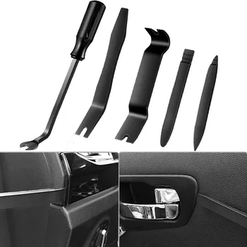 Car Interior Repair Tool Kit No Scratch Plastic Pry Tools Door Panel Clip Fastener Remover Set Auto Maintenance