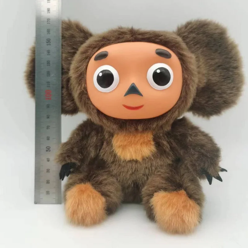 Cheburashka Monkey Keychain Plush Toy Cosplay 2023 Russia Movie Big Eyes  Monkey Kid Doll For Children Birthday Gift Costume Prop - AliExpress