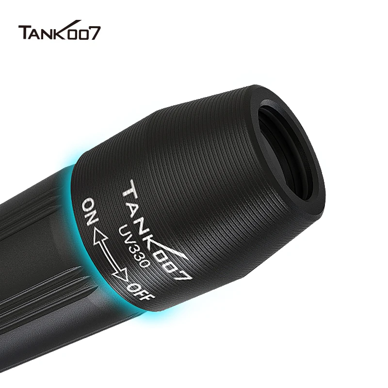 Tank007 UV Flashlight 365nm Black Light LED Powerful Fluorescent Portable Detector for Pet Urine Stains Scorpions Resin Curing