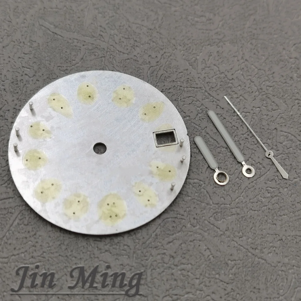 High Quality Silver Multi-Colored Luminous Date Window Aseptic Dial