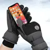 Ski Gloves Warm Cold Winter Thickened Padded Men Women Outdoor Windproof Splashproof Cycling Bicycle Anti-slip Touch Screen 3