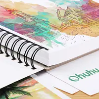 Ohuhu Spiral Bound Marker Pad for Alcohol Markers Art Sketchbook Watercolor Paper Pad Drawing Notebook for Markers School Gift 2