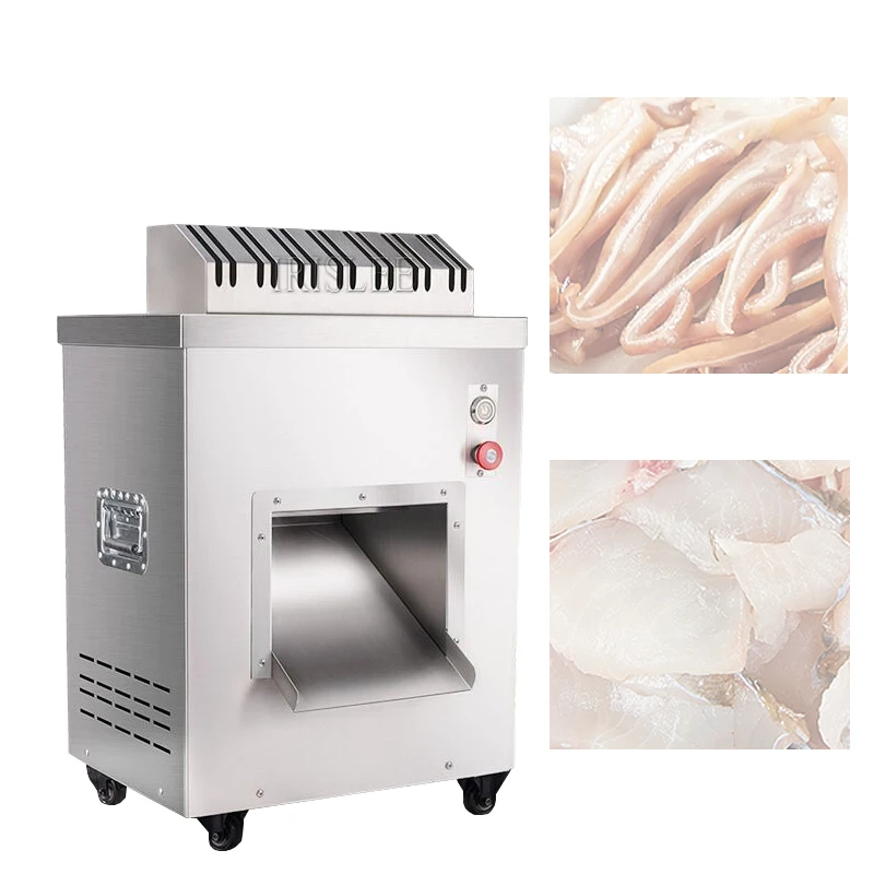 

Резак для пищевых продуктов, режущий станок из нержавеющей стали, бытовой Регулируемый слайсер для мяса и овощей, строгальный резак