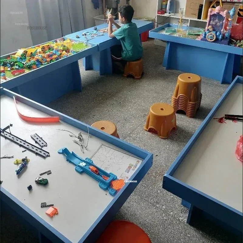 Plastic Children's Tables Space Sand Table Playground Equipment Game Table Shopping Mall Modern Children's Furniture