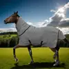 Waterproof Horse Blanket Warm Waterproof Horse Sheet Winter Horse Sheet Turnout Horse Protection With Neck Cover Cotton Filling 5