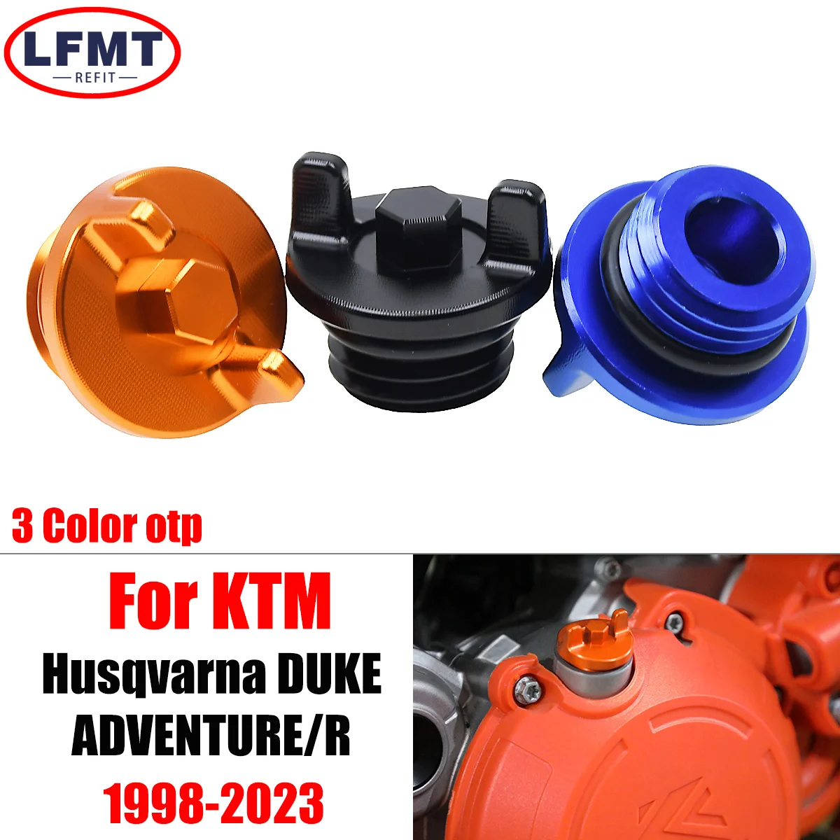 

CNC Engine Oil Filler Plug Cap Cover For KTM XC XCF XCW XCF-W XC-W SixDays SX SXF EXC EXC-F 125 250 350 450 500 1998-2022 2023