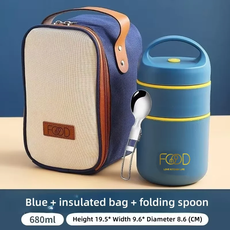 Thermal Porridge Cup Stainless Steel Insulated Lunch Bag Food Warmer 680ml Thermos Soup Cup Lunch Box for Kids School Outdoor 3 Thermal Porridge Cup Stainless Steel Insulated Lunch Bag Food Warmer 680ml Thermos Soup Cup Lunch Box for Kids School Outdoor 3