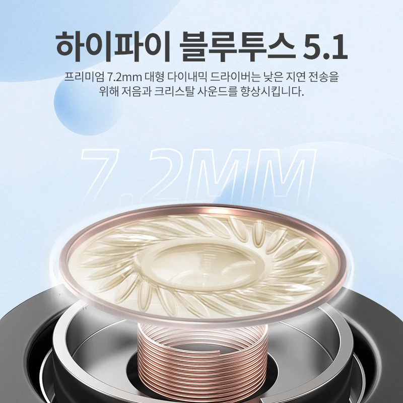 큐씨와이 T13 무선 스마트 헤드폰 BT5.1 TWS 이어폰 4 마이크 ENC HD 통화 헤드셋 터치 컨트롤 이어 버드 롱 스탠바이 40H