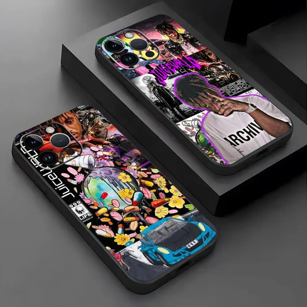 Juice Cool Fashion Design Shockproof Soft Black Phone Case